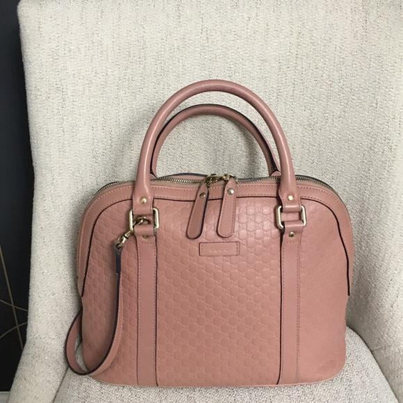 Authentic Gucci MicroGG pink leather bag - Picture 5 of 16